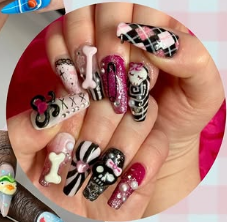 Nail art freestyle